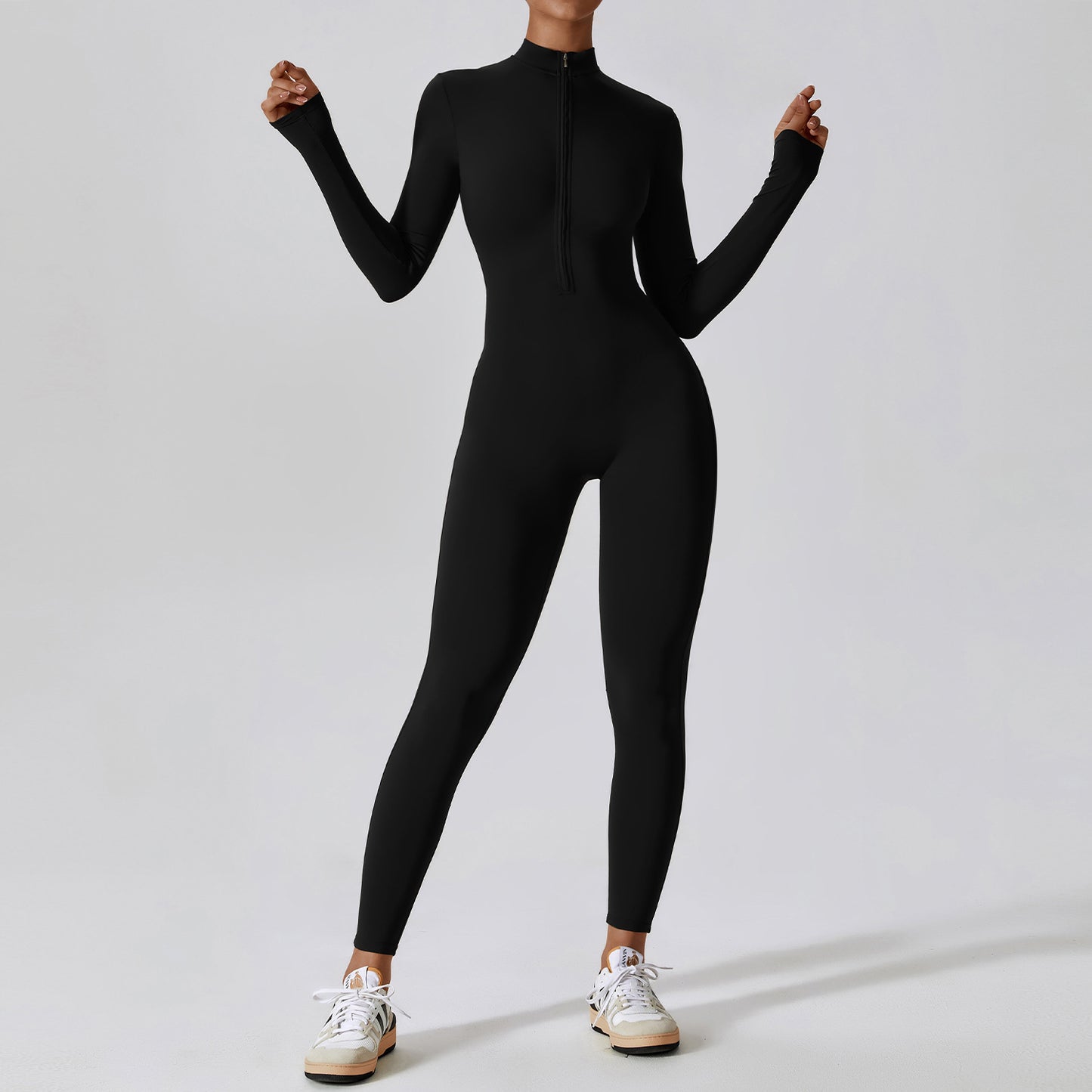 The Viral "Auntie Arms/Fupa/Stretch Mark" - Hiding Jumpsuit *On Sale Right Now!*