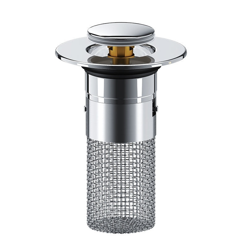 “BounceCore Drain Stopper: The Luxe Upgrade Your Sink Deserves”