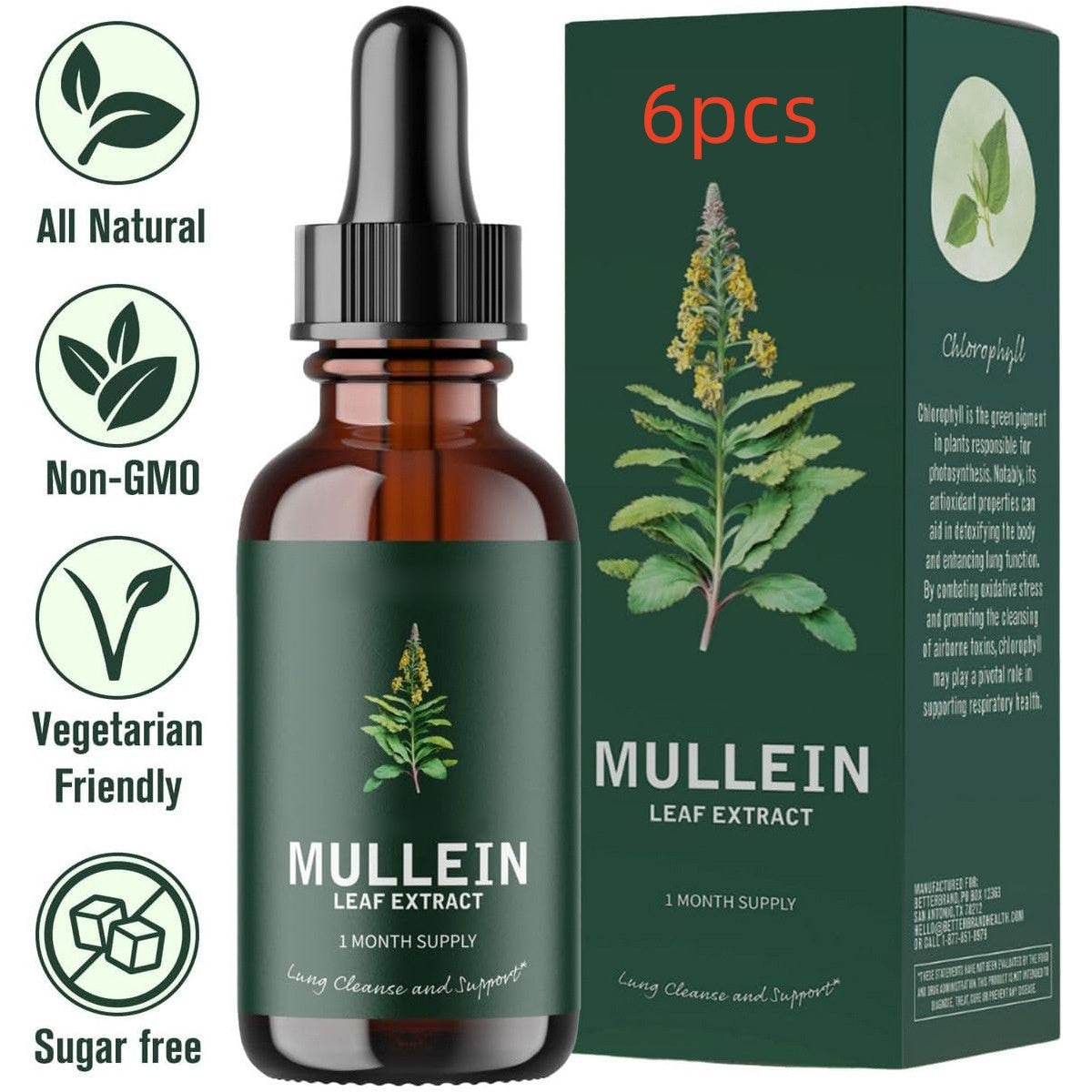 Verbascum Thapsus Leaf Extract Drops