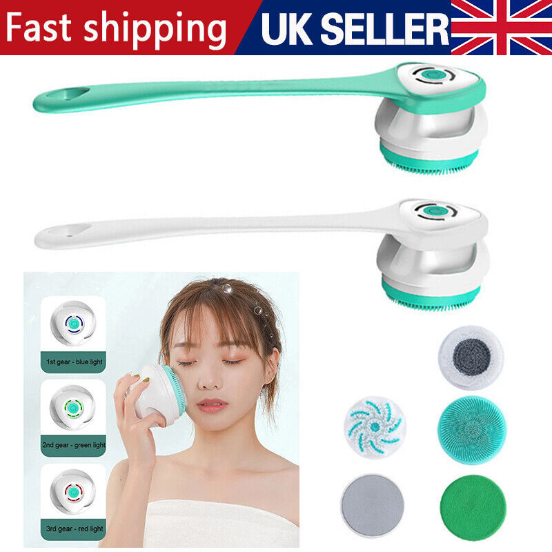 Electric Shower Brush & Back Massager – Say Goodbye to Hard-to-Reach Dirt and Tension!