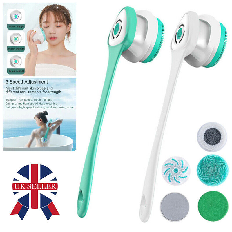 Electric Shower Brush & Back Massager – Say Goodbye to Hard-to-Reach Dirt and Tension!