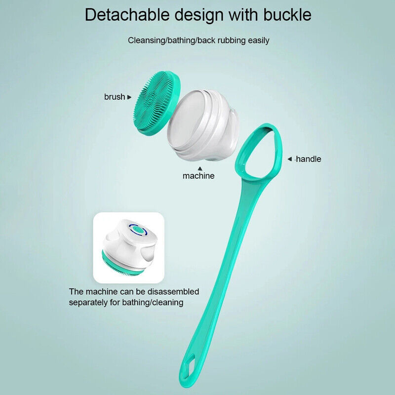 Electric Shower Brush & Back Massager – Say Goodbye to Hard-to-Reach Dirt and Tension!