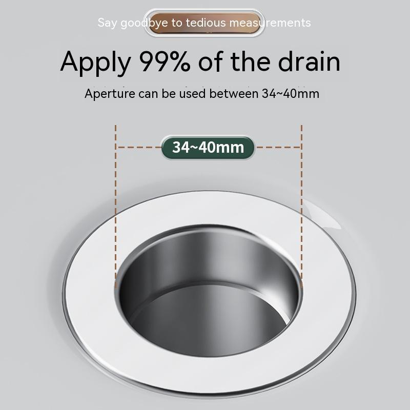 “BounceCore Drain Stopper: The Luxe Upgrade Your Sink Deserves”