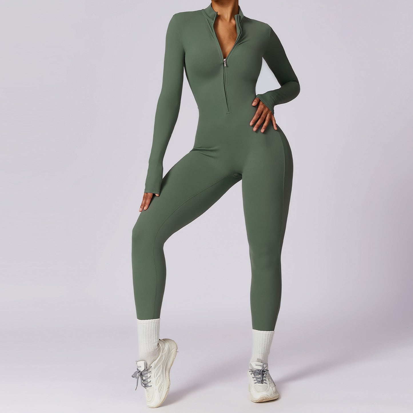 The Viral "Auntie Arms/Fupa/Stretch Mark" - Hiding Jumpsuit *On Sale Right Now!*