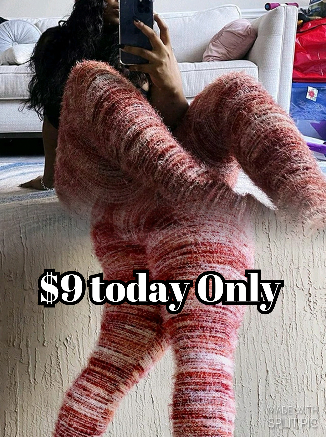 Viral Print Flare Leggings