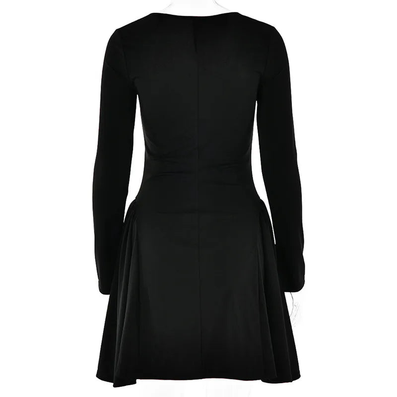 Fall Fashion Long Sleeve Elegant Mini dress