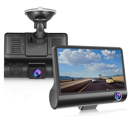 Triple Lens Dashcam: 1080P Protection from Insurance Scams