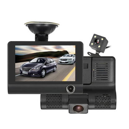 Triple Lens Dashcam: 1080P Protection from Insurance Scams