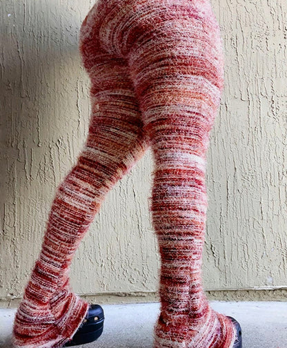 Viral Print Flare Leggings