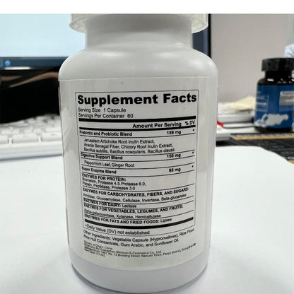 GutGuard: Digestive Enzymes & Probiotics for Bloating Relief and Gut Health